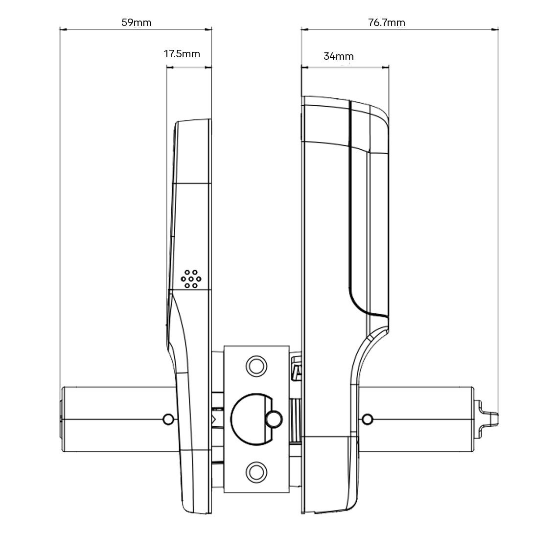 YALE Assure Digital Keyed Entrance Lock