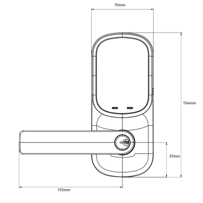 YALE Assure Digital Keyed Entrance Lock