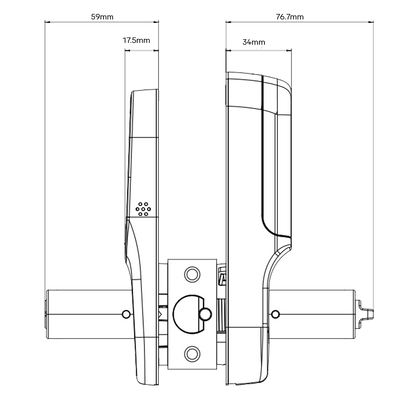 YALE Assure Digital Keyed Entrance Lock