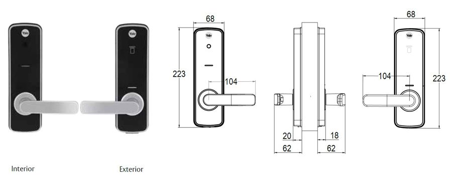 YALE Unity Digital DDA Fire Rated Lock